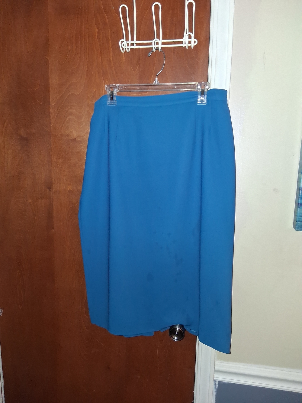 Women's Classic Teal Midi Skirt
